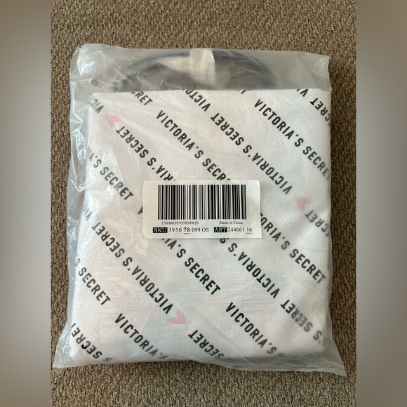 Victoria's Secret Black & White Tote Bag Large - Picture 4 of 4